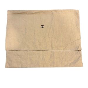 Louis Vuitton LV Large Vintage Felt Foldover Dust Bag Authentic 17.5 x 13.5